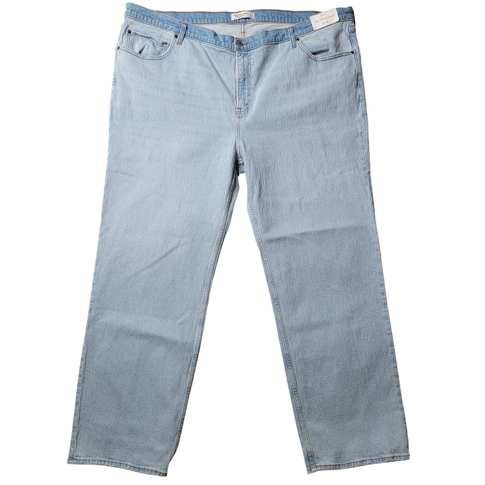Abercrombie & Fitch 90s Relaxed Jeans Women's 37 Denim Light Wash High Rise